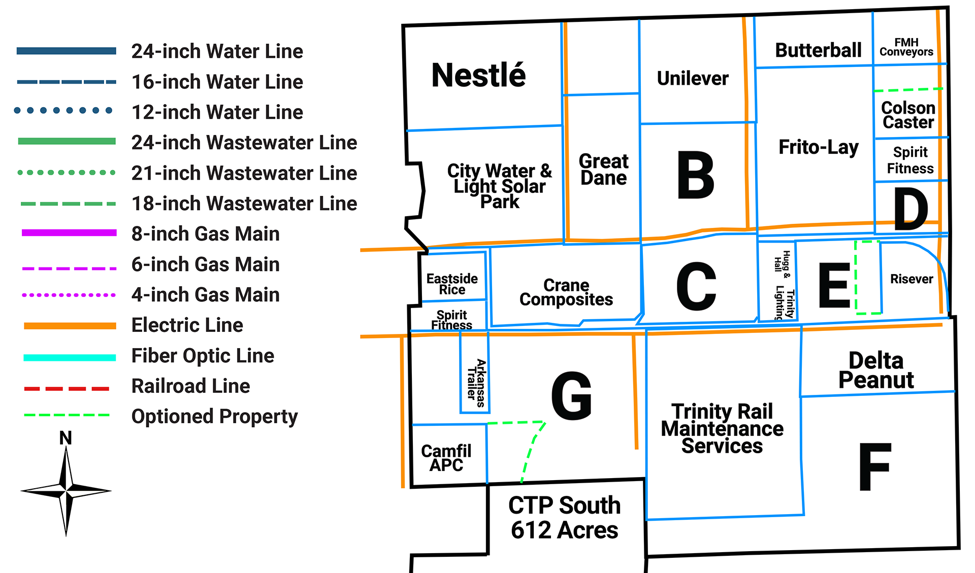 CTP Infrastructure Map Electric