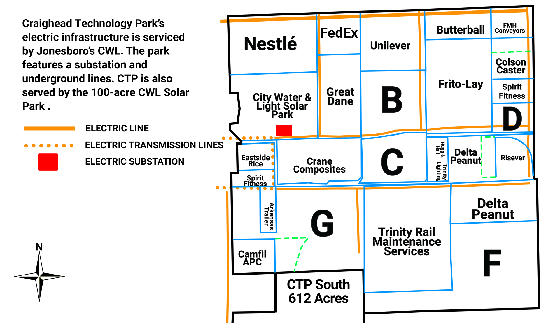 CTP Infrastructure Map Electric