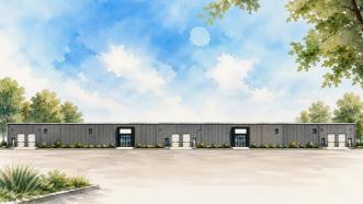 45,000 SF flex space building facility with large doors and entrances that is available for lease at Highland Drive and Easley Lane in Jonesboro, Arkansas