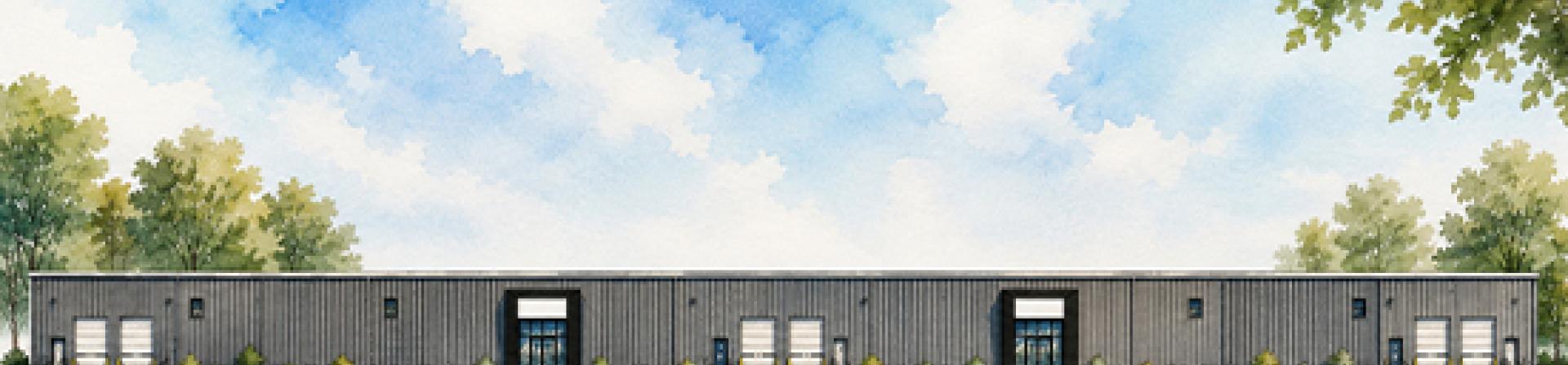 45,000 SF flex space building facility with large doors and entrances that is available for lease at Highland Drive and Easley Lane in Jonesboro, Arkansas