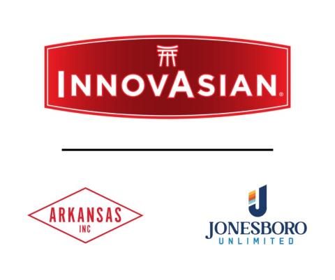 InnovAsian, AEDC, and Jonesboro Unlimited logos